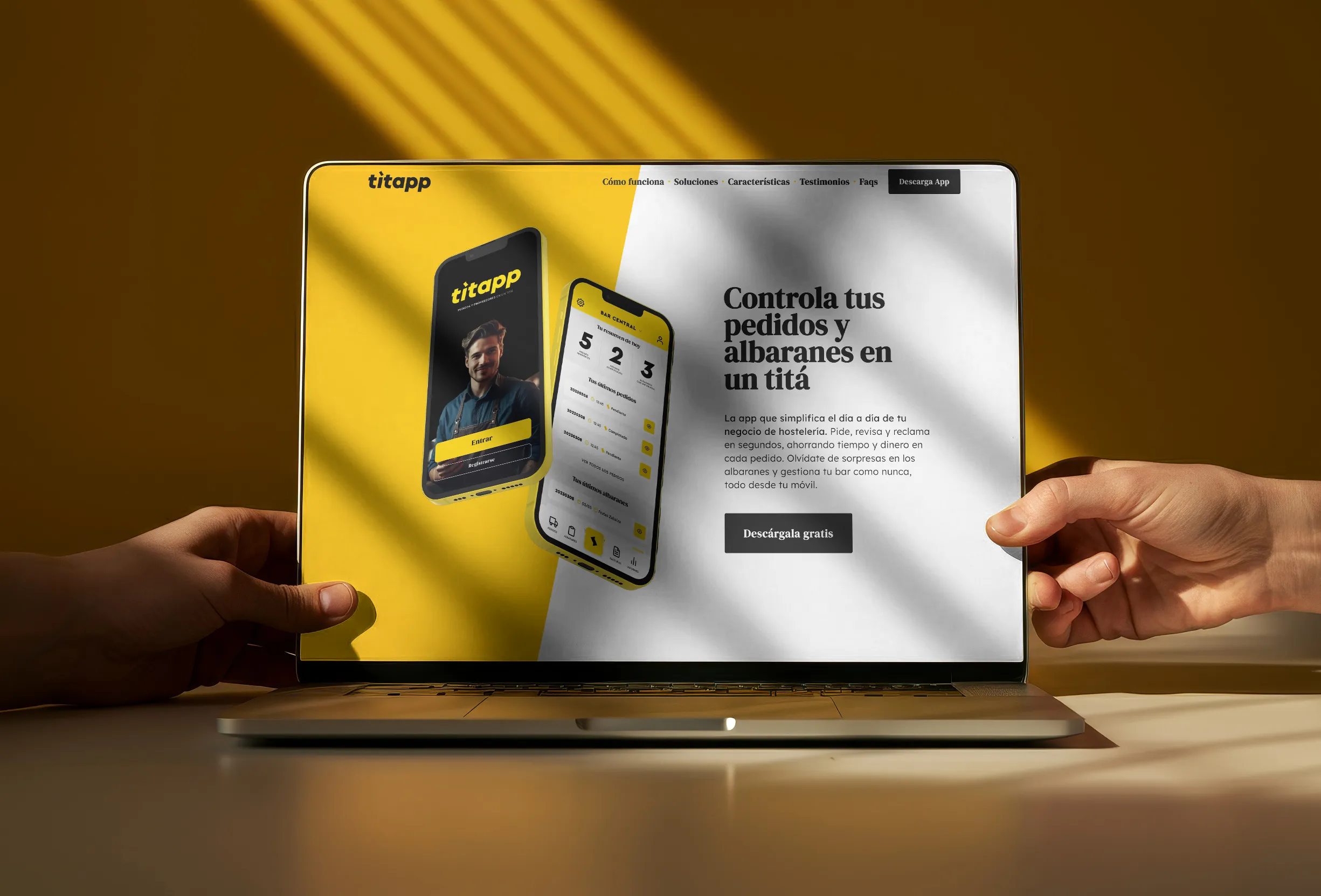 Titapp - Branding + Diseño web made by 'Buah! Studio' - Gestiona tu bar en un 'titá'