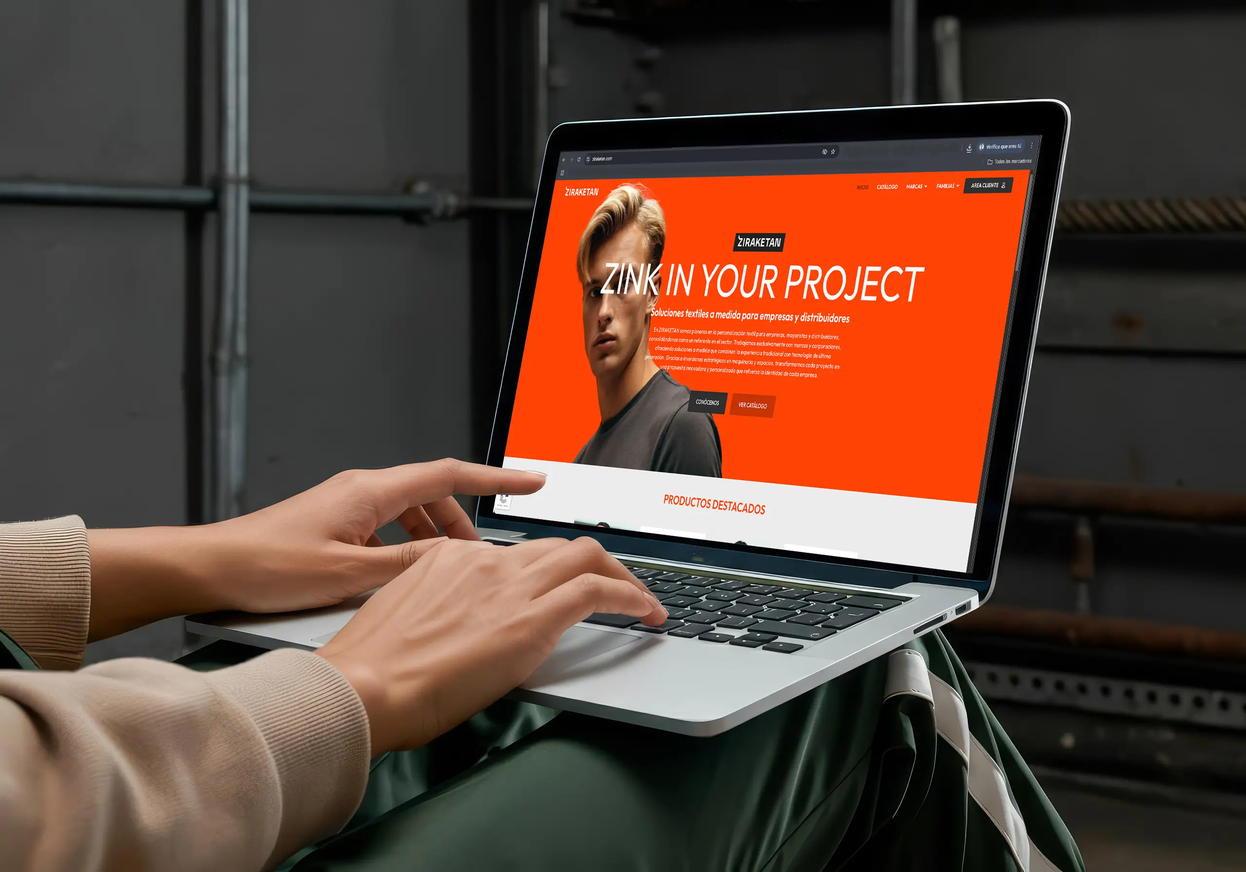 Ziraketan - Diseño web made by 'Buah! Studio' - Zink in your proyect