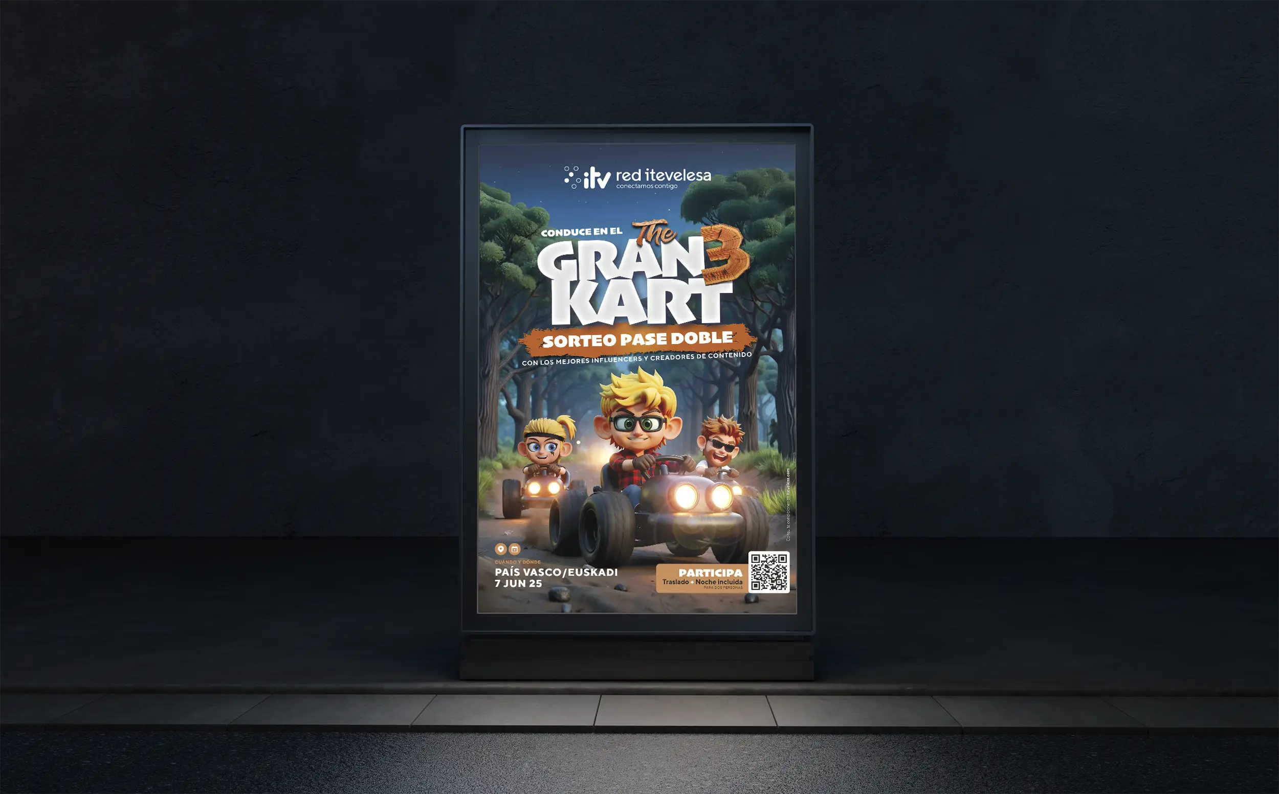 The Gran Kart de Red Itevelesa - Branding y creatividad by 'Buah! Studio