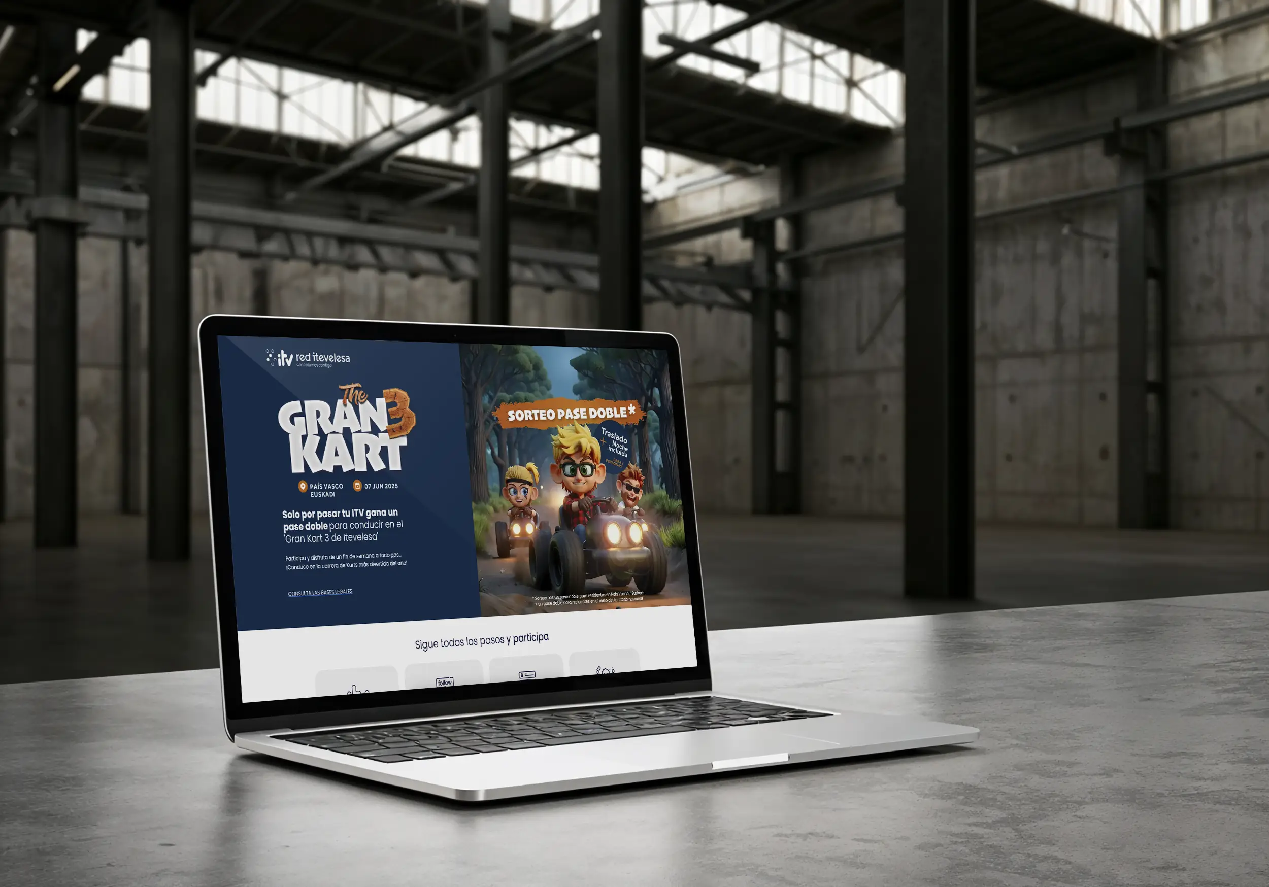 The Gran Kart de Red Itevelesa - Branding y creatividad by 'Buah! Studio