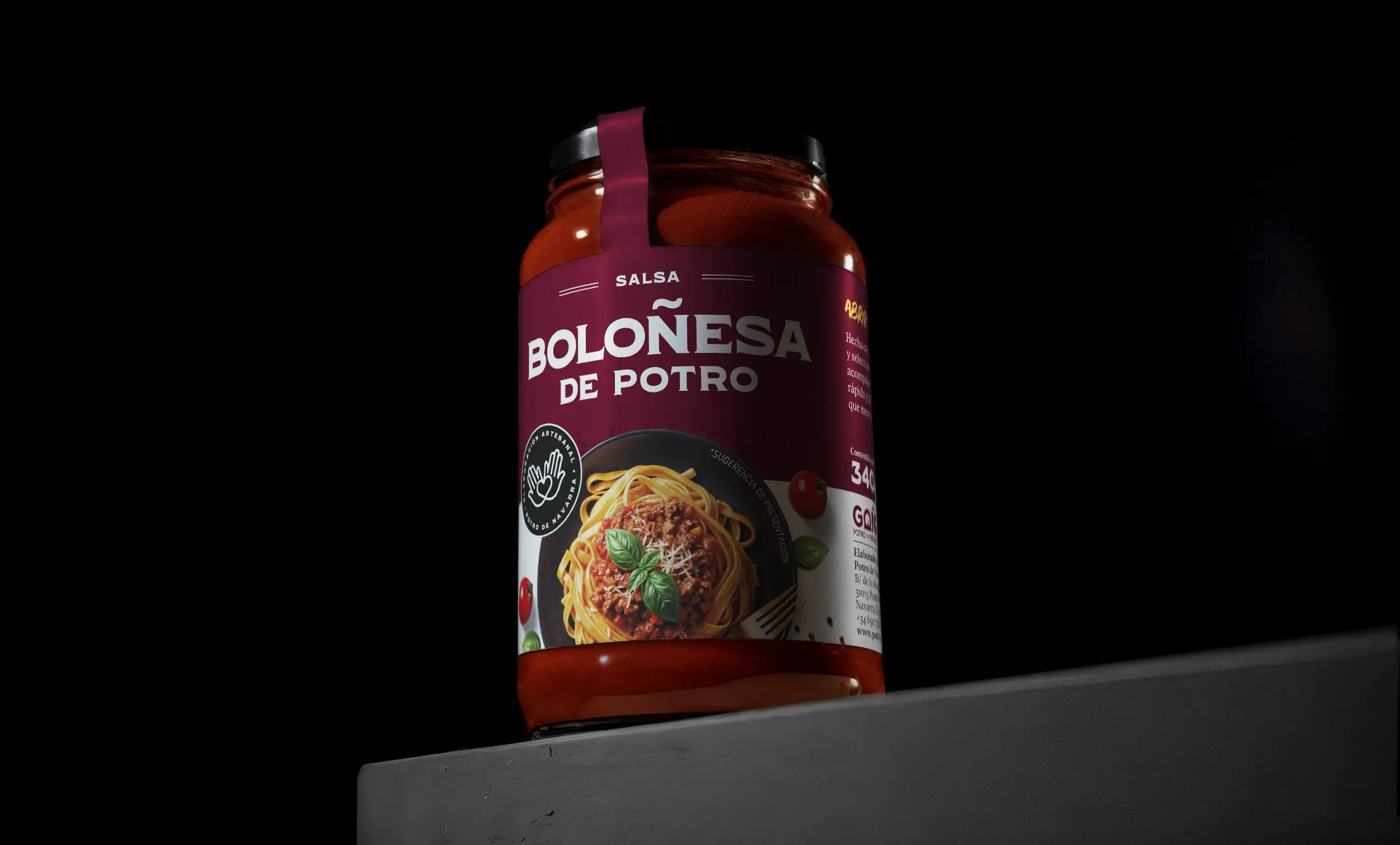 Potro de Navarra - Diseño de packaging y comunicación corporativa made by 'Buah! Studio'