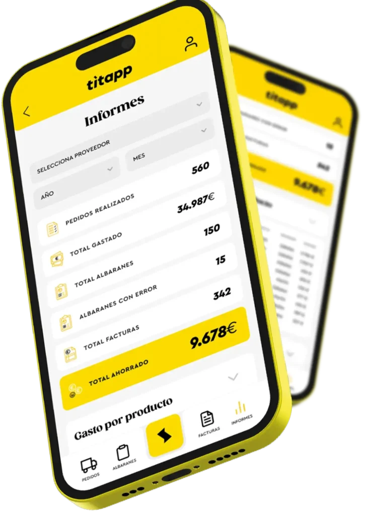 Titapp - Diseño UX made by 'Buah! Studio' - Gestiona tu bar en un 'titá'