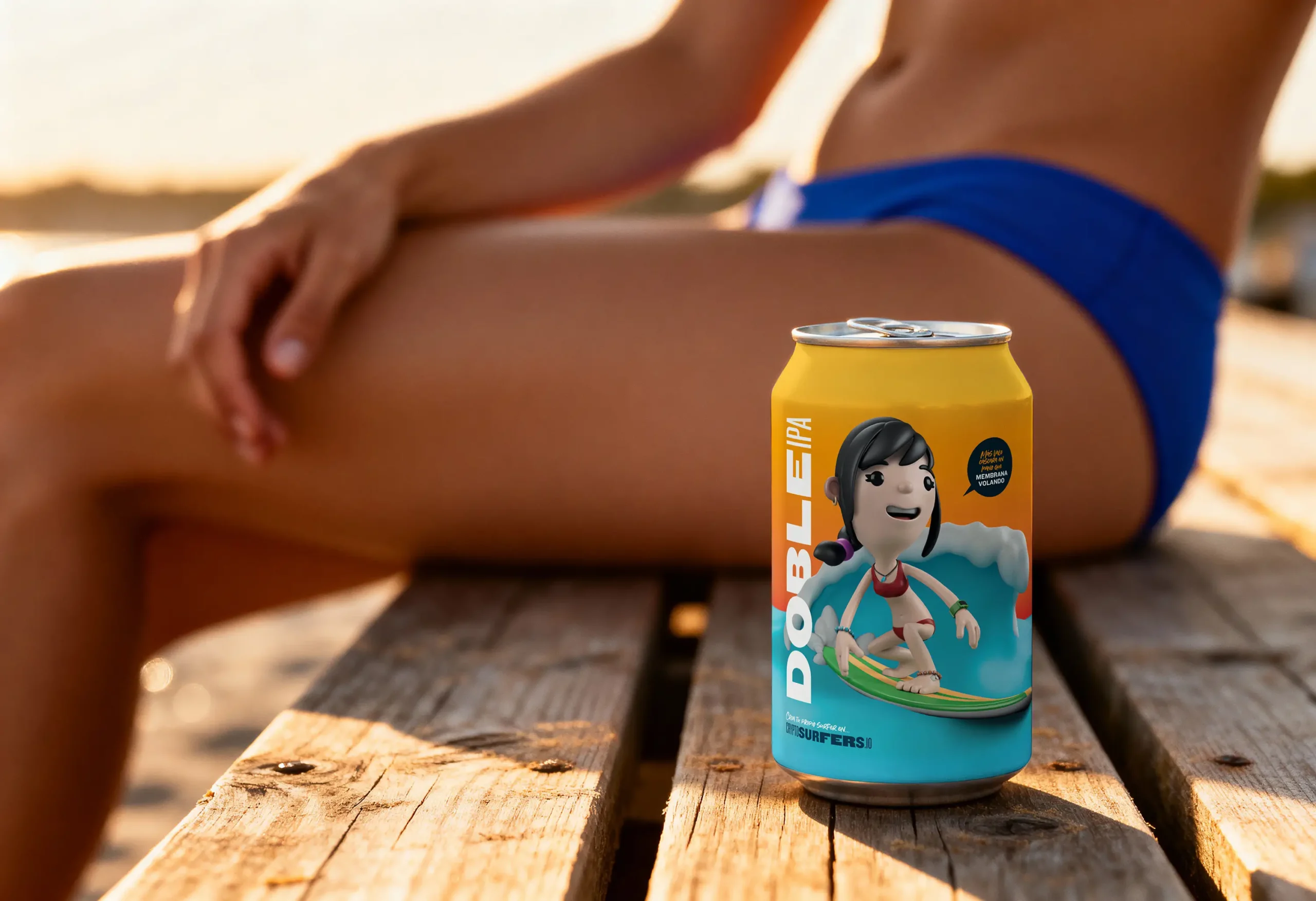 Cryptosurfers - Branding, ilustración y diseño de packaging por Buah!