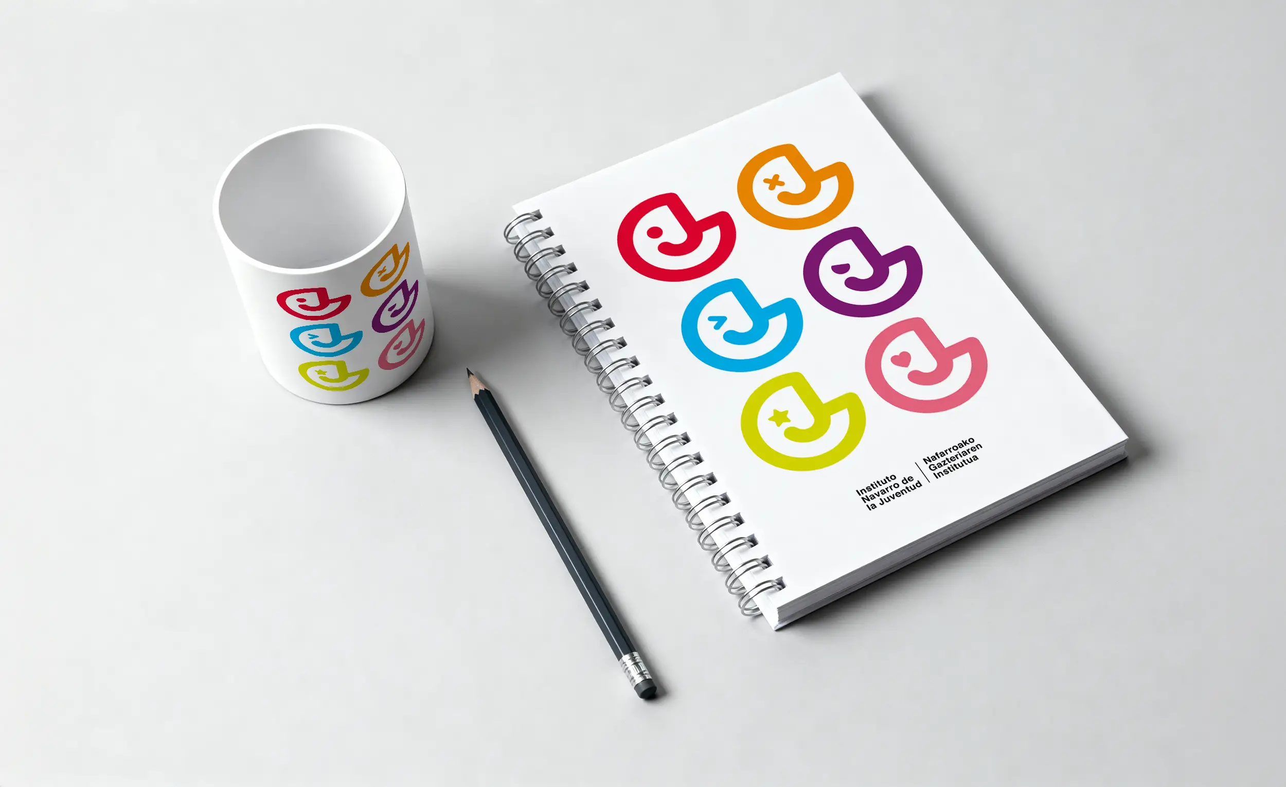 Instituto Navarro de Juventud - Branding made by 'Buah! Studio'