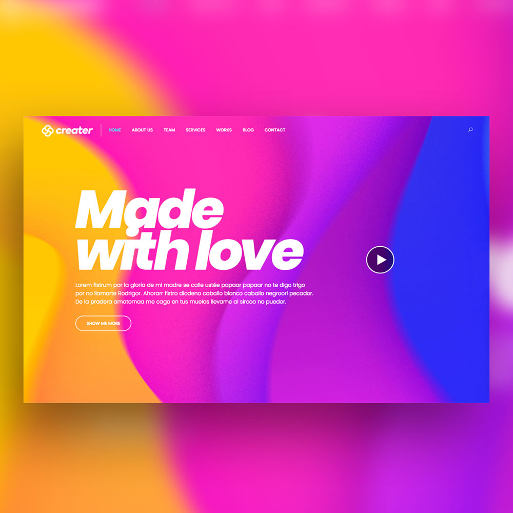 Composer Theme WordPress - Diseñado por Buah! Studio