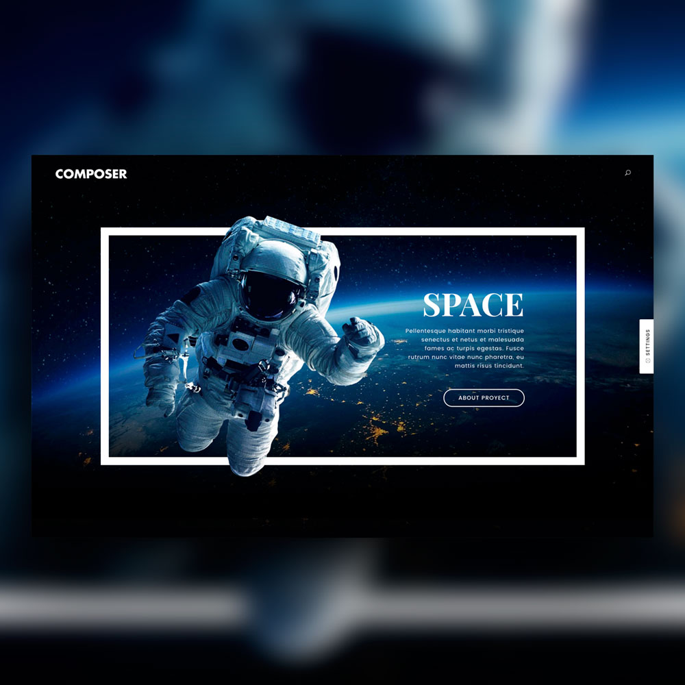 Composer Theme WordPress - Diseñado por Buah! Studio