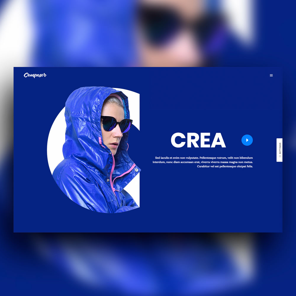 Composer Theme WordPress - Diseñado por Buah! Studio