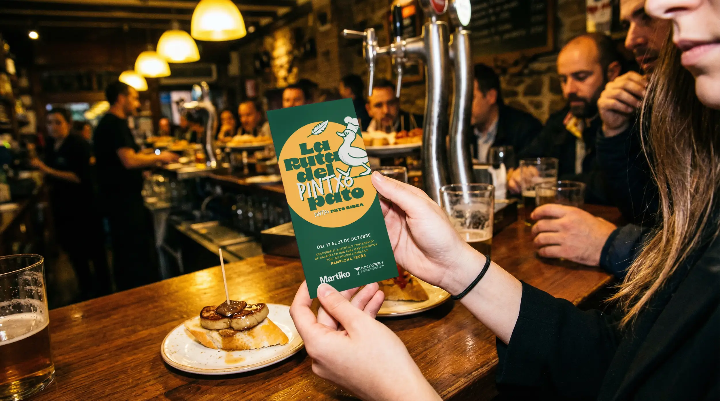 La Ruta del Pintxopato de Pamplona - Diseño y comunicación realizada por Buah! Studio