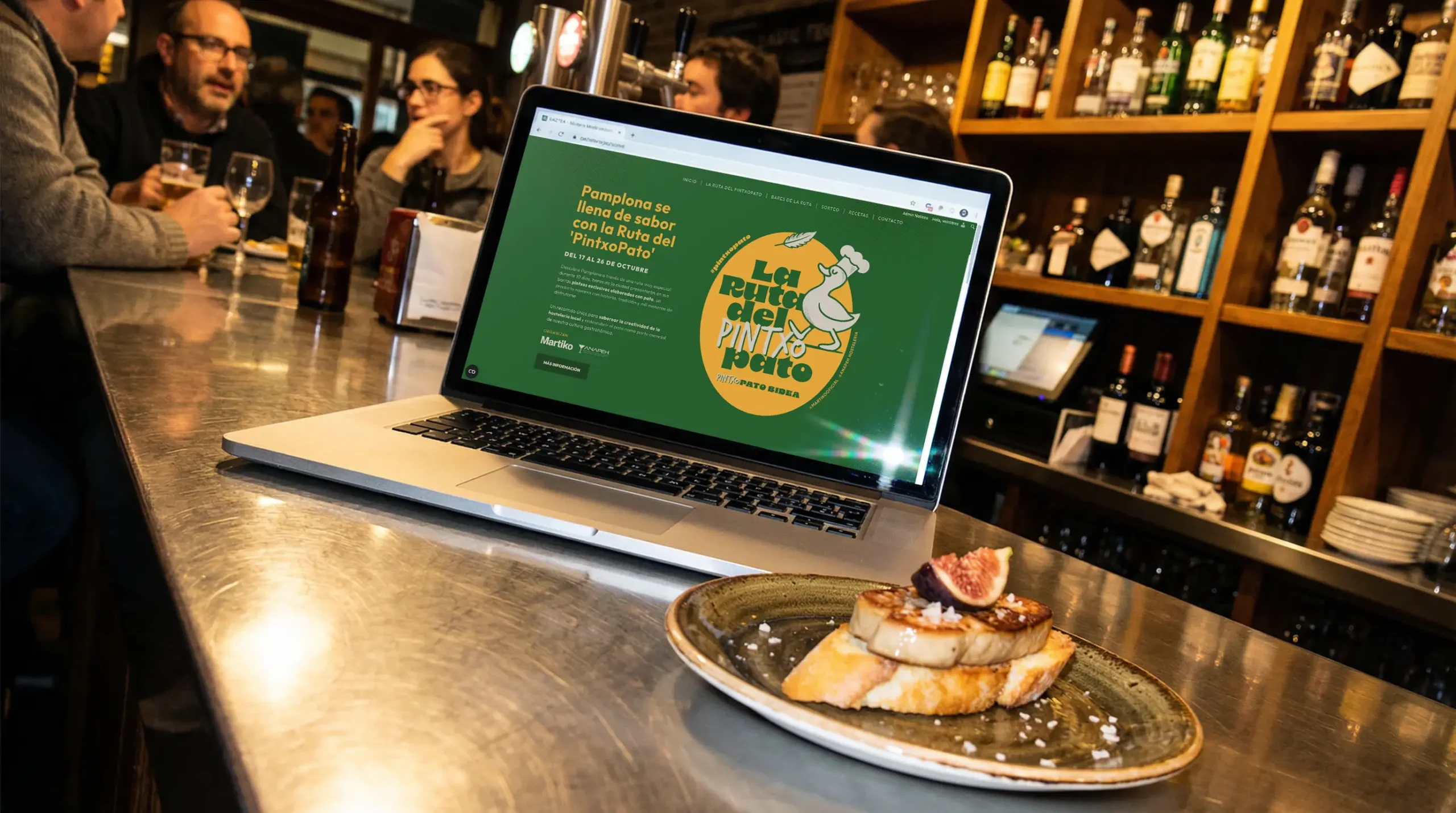 La Ruta del Pintxopato de Pamplona - Diseño y comunicación realizada por Buah! Studio