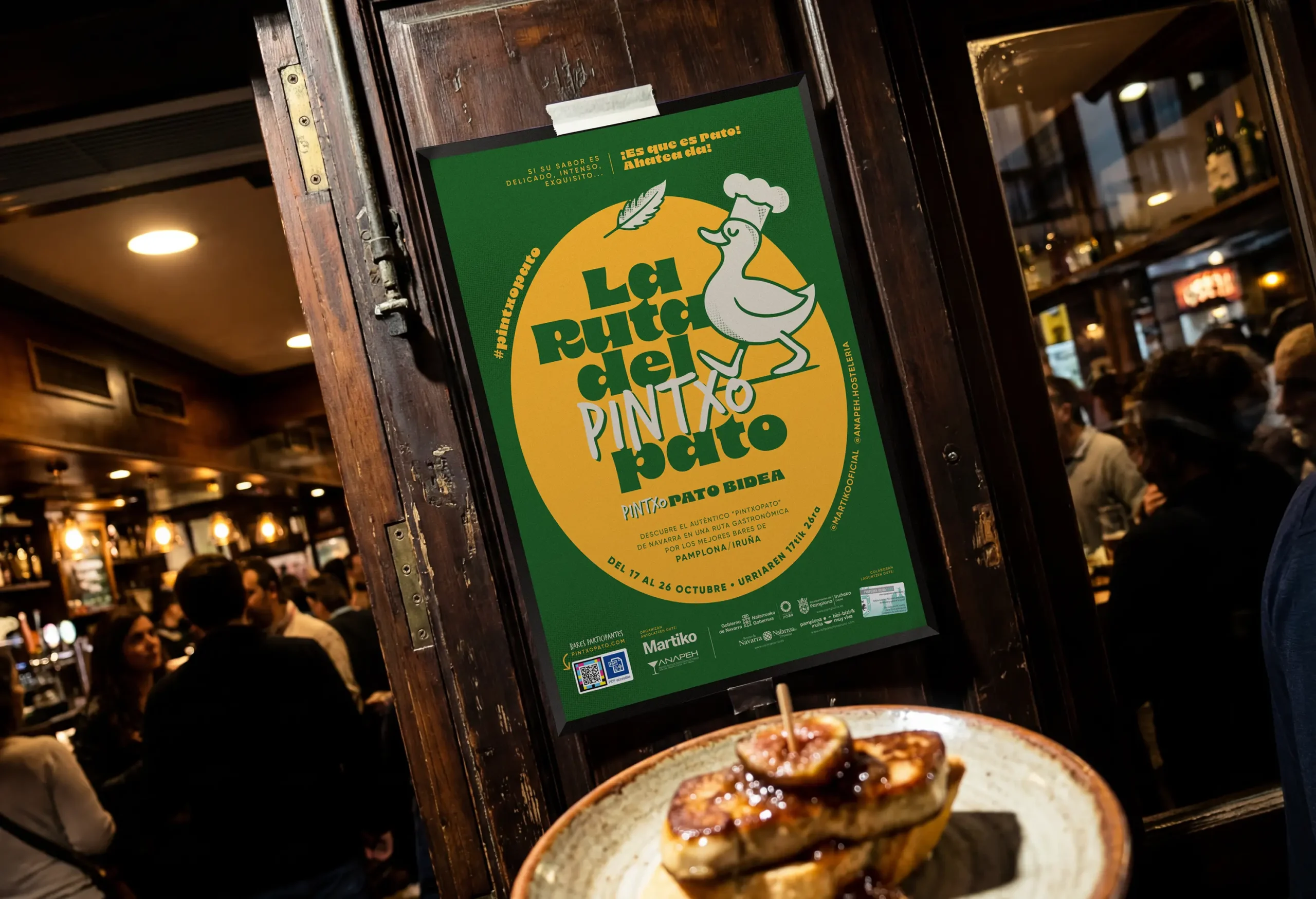 La Ruta del Pintxopato de Pamplona - Diseño y comunicación realizada por Buah! Studio