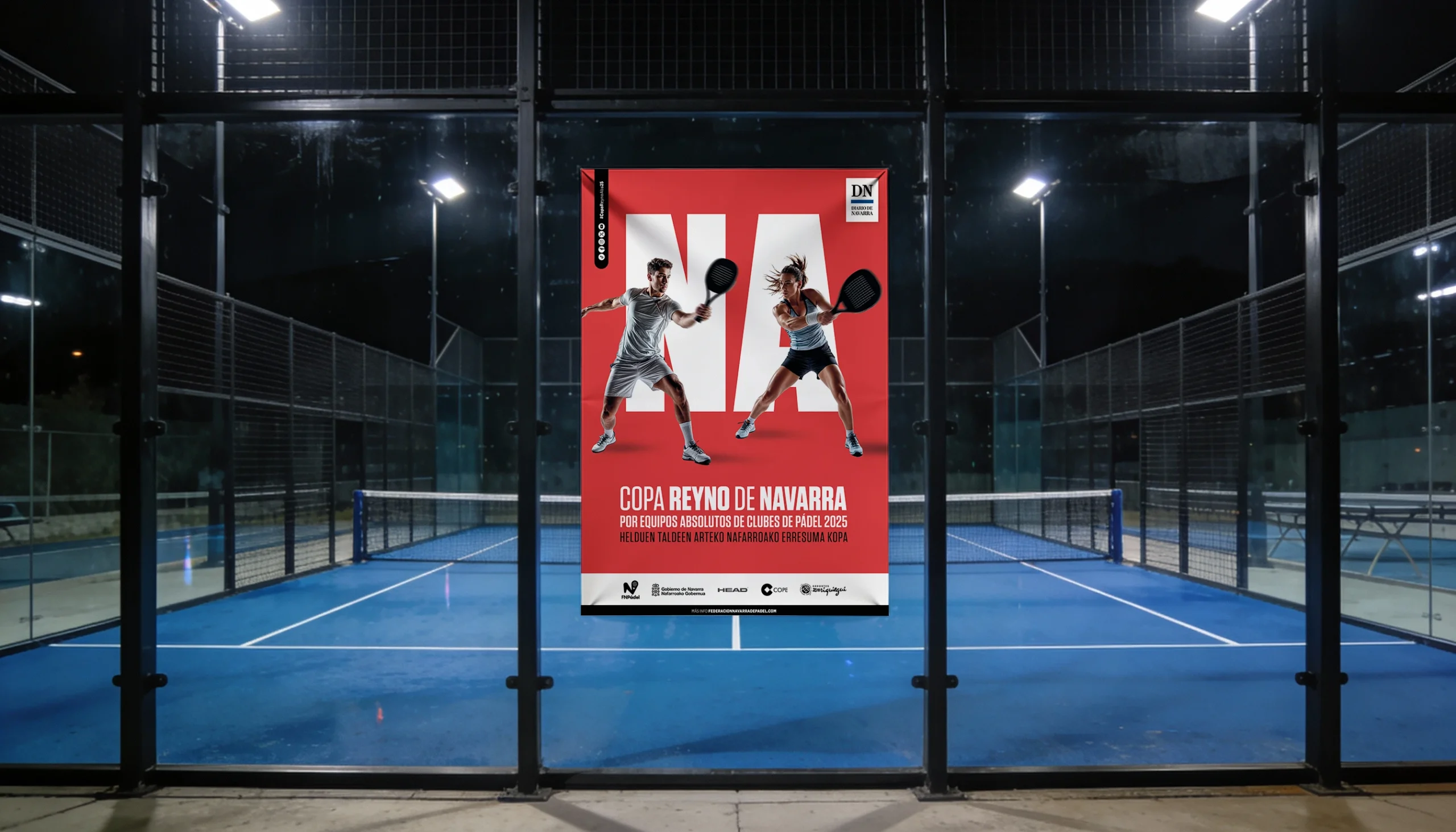 Federación Navarra de Pádel - Branding y creatividad by Buah! Studio